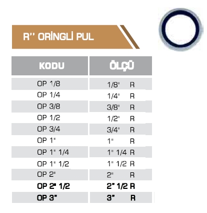 R ORİNGLİ PUL